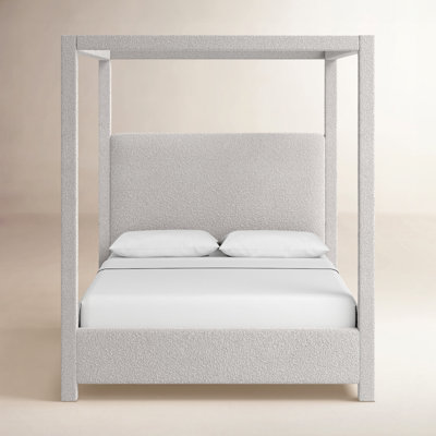 Upholstered Canopy Bed