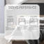 Ensemble de couvre-lit matelassé 9 pièces avec rideaux transparents, ensemble de literie comprenant couvre-lit, taies décoratives et rideaux filtrants, dessus à œillets de 1,6 po, lavable à la machine-124985189
