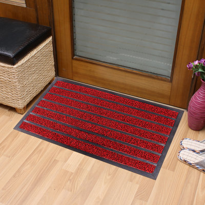 Non-Slip Striped Outdoor Doormat