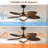 44/52" Palm Tropical 5 Blade Ceiling Fan-1344132728-1344132730