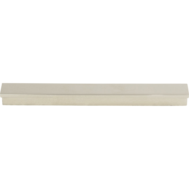 Minetta 7 9/16" Center to Center Finger pull, Polished Chrome, 6 5/16" Center to Center
