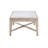 Firminia White Marble Top Rectangular Cocktail Table