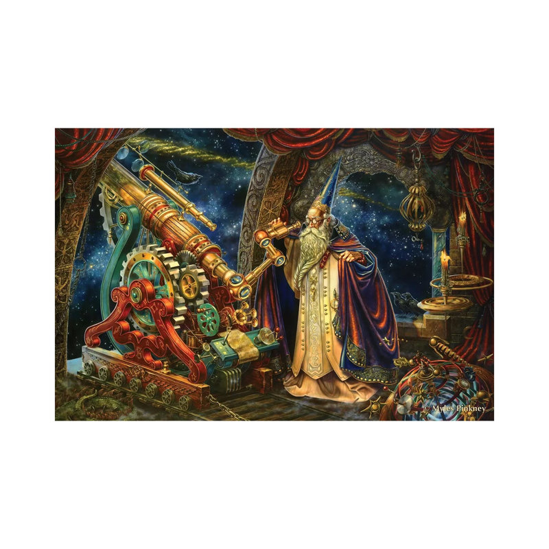 The Astronomer by Myles Pinkney - Wrapped Canvas Print, 20.32 cm H x 30.48 cm W