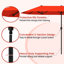 Parasol de marché pour table 13 po-934704142
