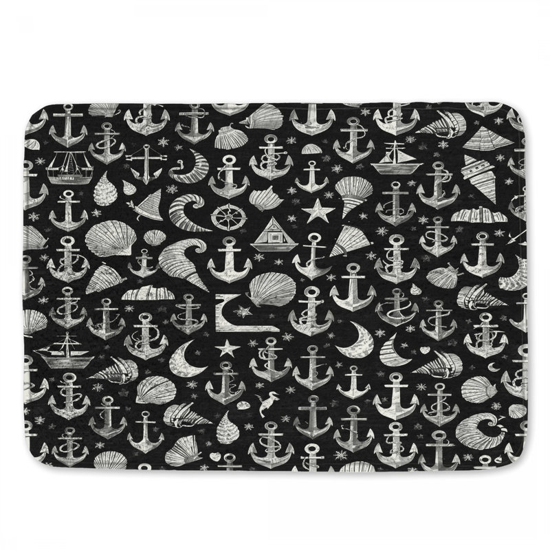 Tapis de bain Anchor, L 34 po x L 21 po