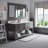 Parmer 60" Carrara White Marble Countertop Bath Vanity with Faucet and Mirror-936009537-1047587547-1047587546