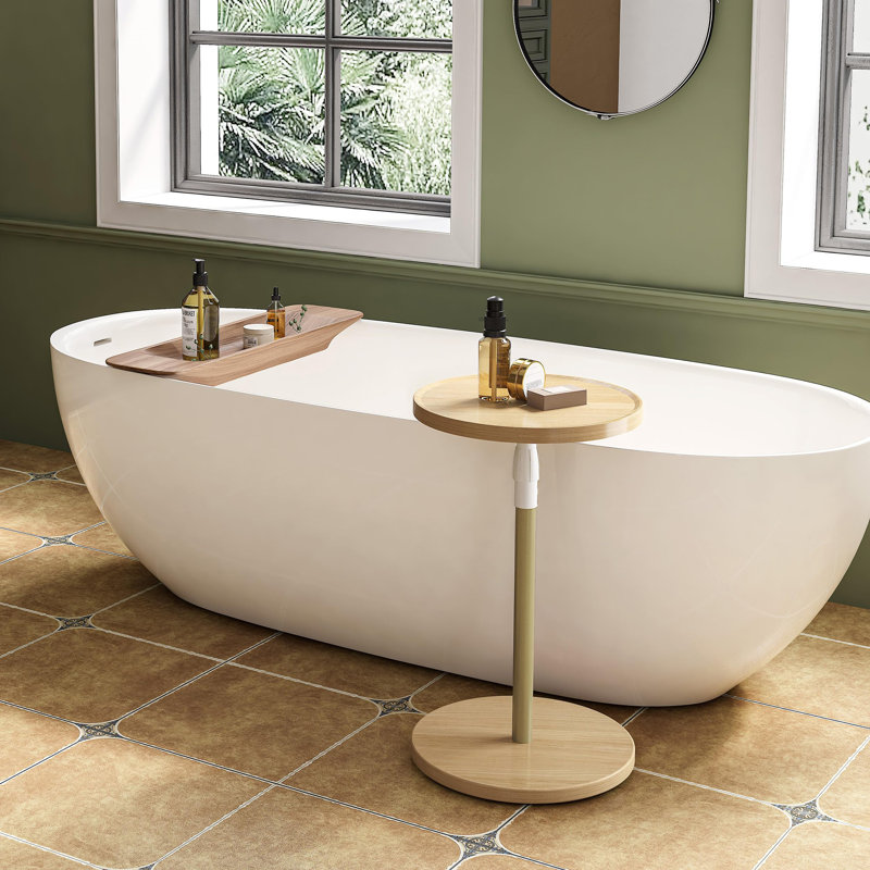 Petite table d'appoint ronde, Naturel