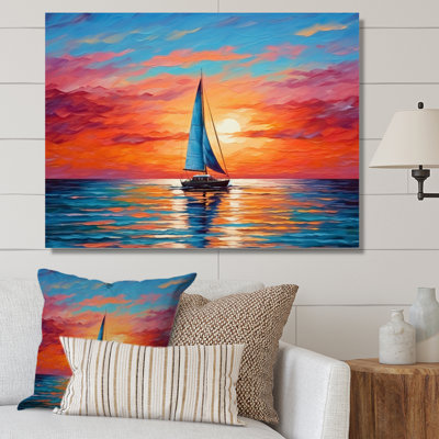 Voilier abstrait Horizon II