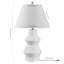 Lampe de table blanche 5 po Kelia