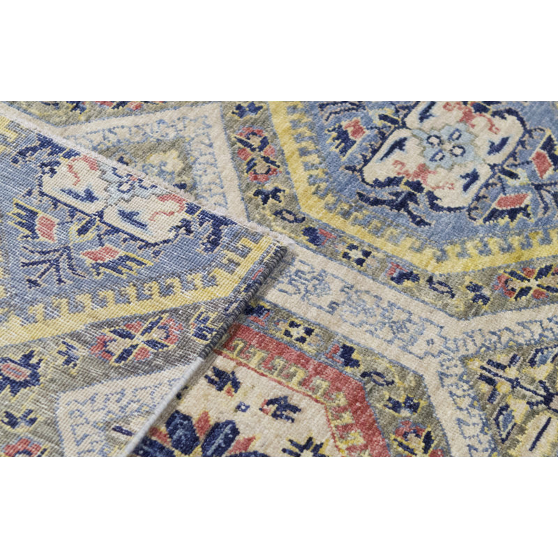 Tapis beige noué à la main de haute qualité