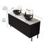 Ensemble de meuble-lavabo autoportant avec évier 60 po Turio 