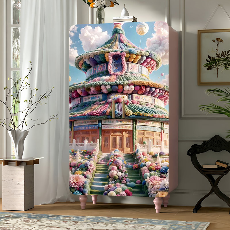 Armoire garde-robe française à double porte