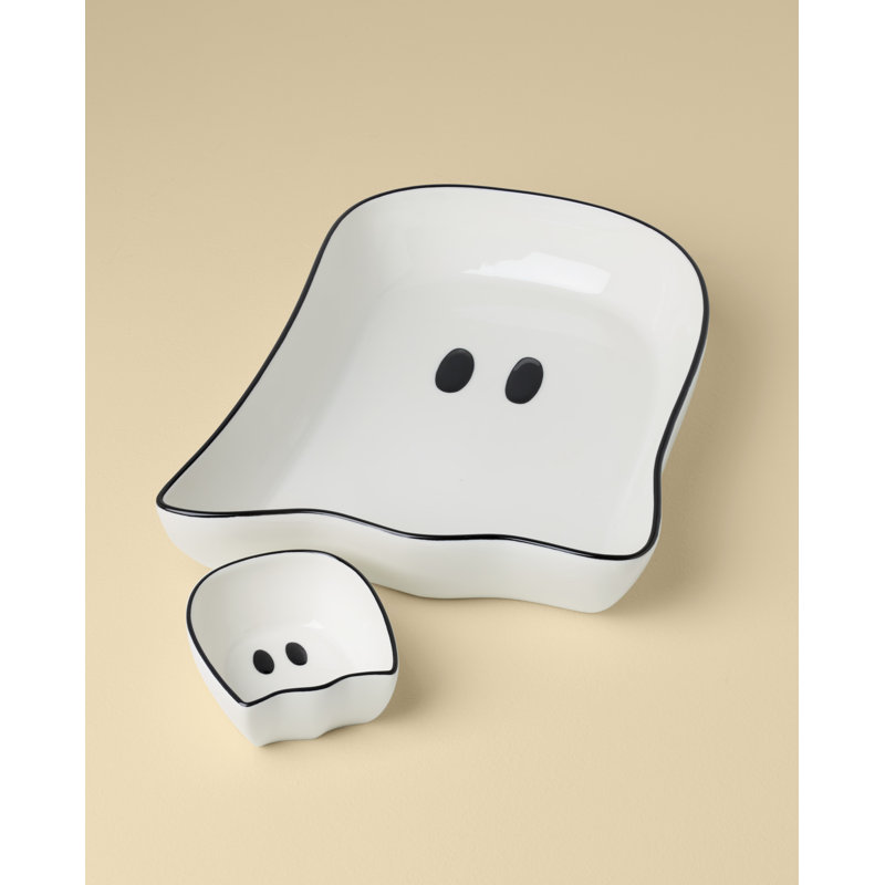 Lenox Ghost Chip & Dip 2-Piece Set