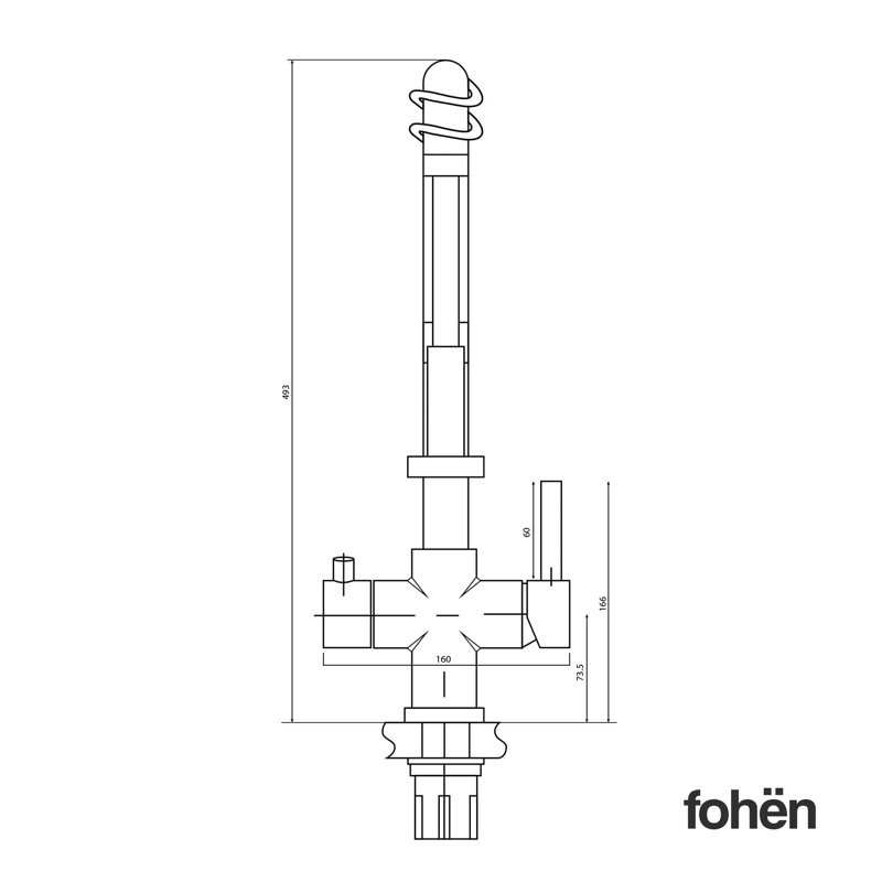 Fohen Pull Out Touch Kitchen Faucet, Polished Chrome