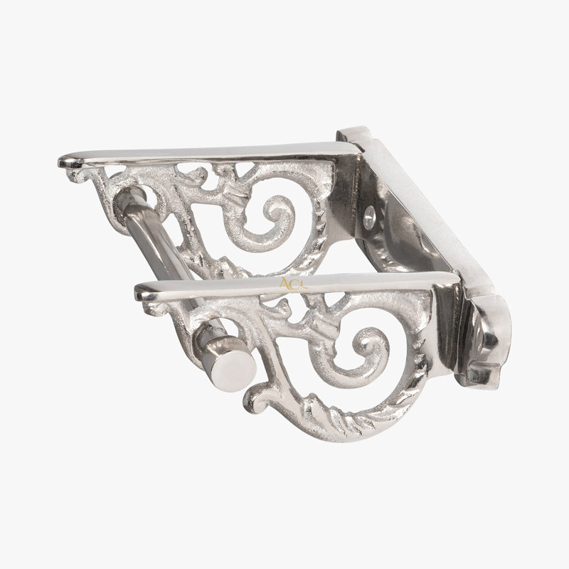 Aghvarth Wall Mounted Toilet Paper Holder, Chrome