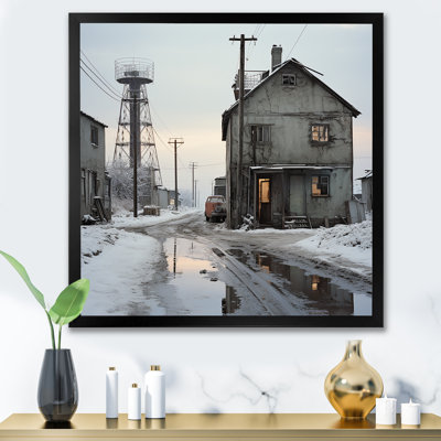 Warehouse Winter Scenery sur toile
