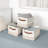 Canvas Storage Bins, 3-Pack