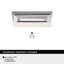 Poignée d'armoire en chrome poli de 1 3/4 po (44 mm) Streamline Tab - paquet de 10-111778363-111778368-137717157