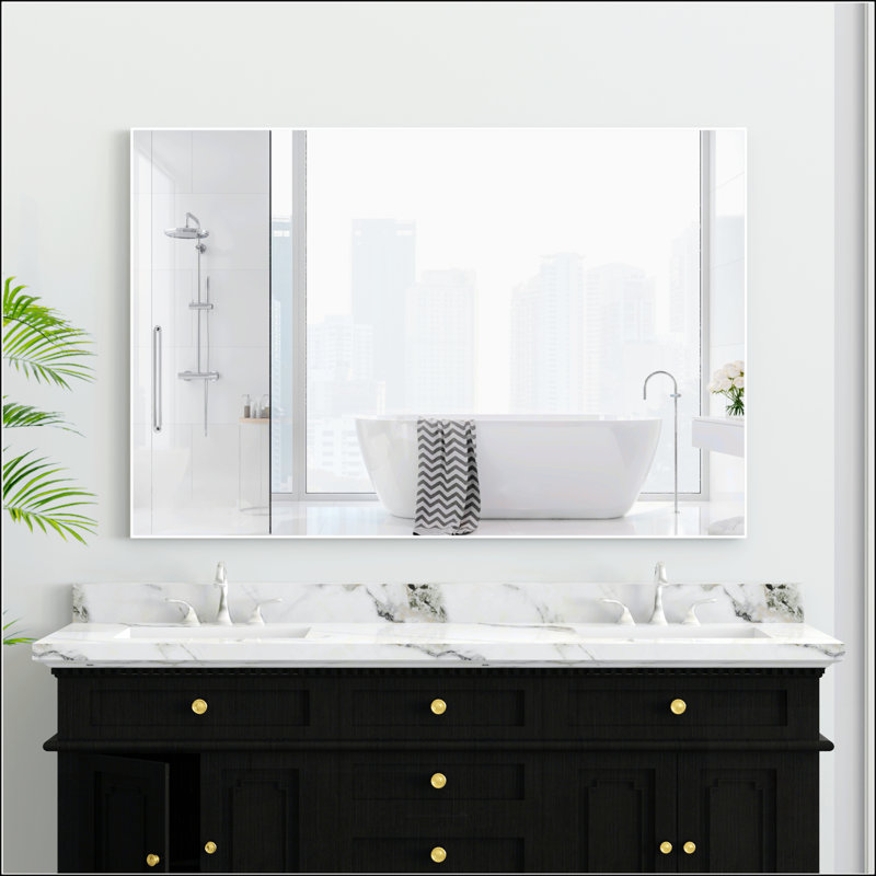 Versatile Oversized Modern Rectangle Wall Mirror For Multiple Spaces