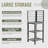 Outdoor Kitchen Island with Storage, Aluminum Kitchen Storage Island Outdoor Prep Table with Double Storage Rack, Freestanding Outdoor Corner Cabinet with Protective Cover Indoor Outdoor-128970331