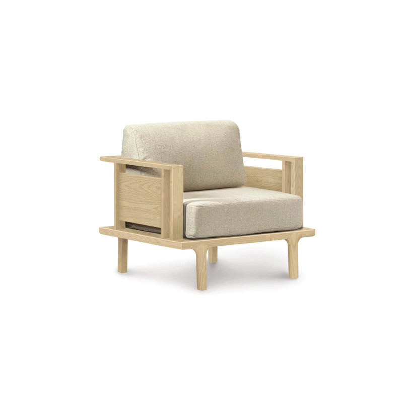 Sierra Armchair, Hemp Polyester, Natural Oak
