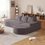 Ensemble de canapé modulaire recourbé en chenille moderne, canapé de salon modulaire en L avec 3 coussins, combinaison libre pour plus de confort et de style, canapé modulaire-642090344