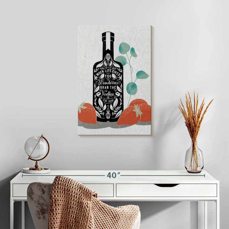 Tergel Fruity Spirits Vodka, 24" H x 16" W