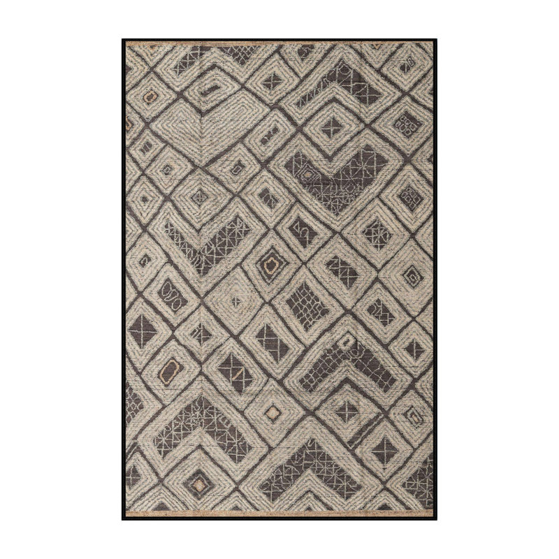 Abstract Indoor Rug, Rectangle 4' x 6'