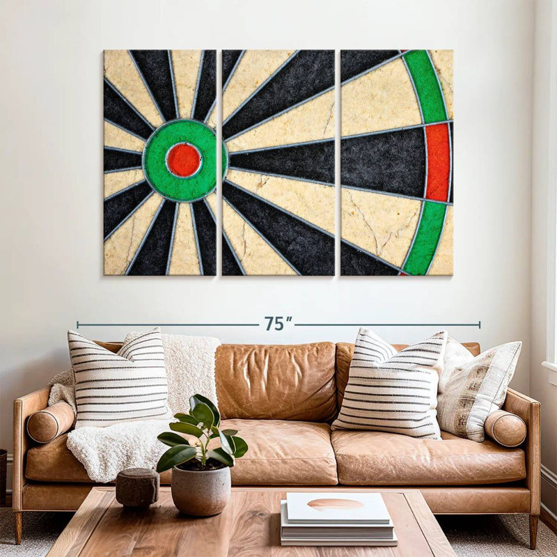Senne Rustic Dartboard, 42" H x 65" W