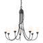 Flora 7 - Light Shaded Classic/Traditional Chandelier-737758571