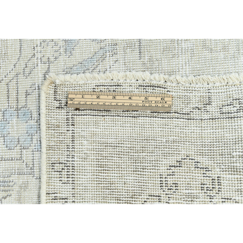 Fyzcoa One-of-a-Kind Rectangle 9'2" x 12'1" Area Rug in Beige/Brown/Cream