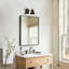 Éclairage pour meuble-lavabo à 2 lumières à intensité variable Latieka