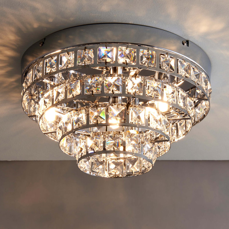 Octavia Glass Flush Mount
