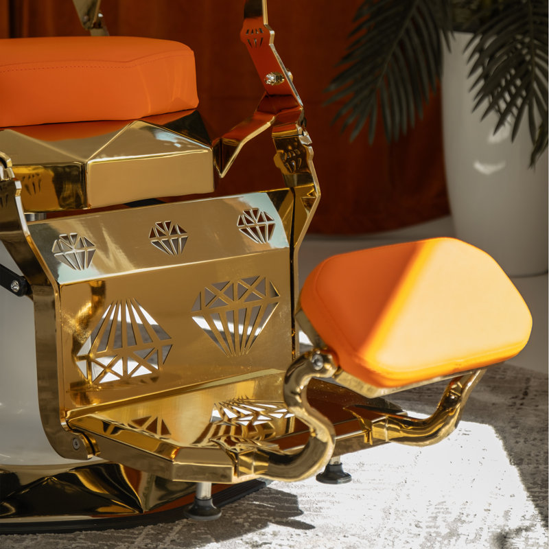 LEON Barber Chair, Orange