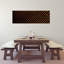 «Golden Sand Ripples», art mural abstrait minimaliste paysage naturel-692812857