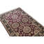 Manchuria Hand-Knotted Wool Oriental Area Rug in Wine/Beige