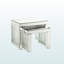 Table d'appoint en miroir Elegant Iridescence
