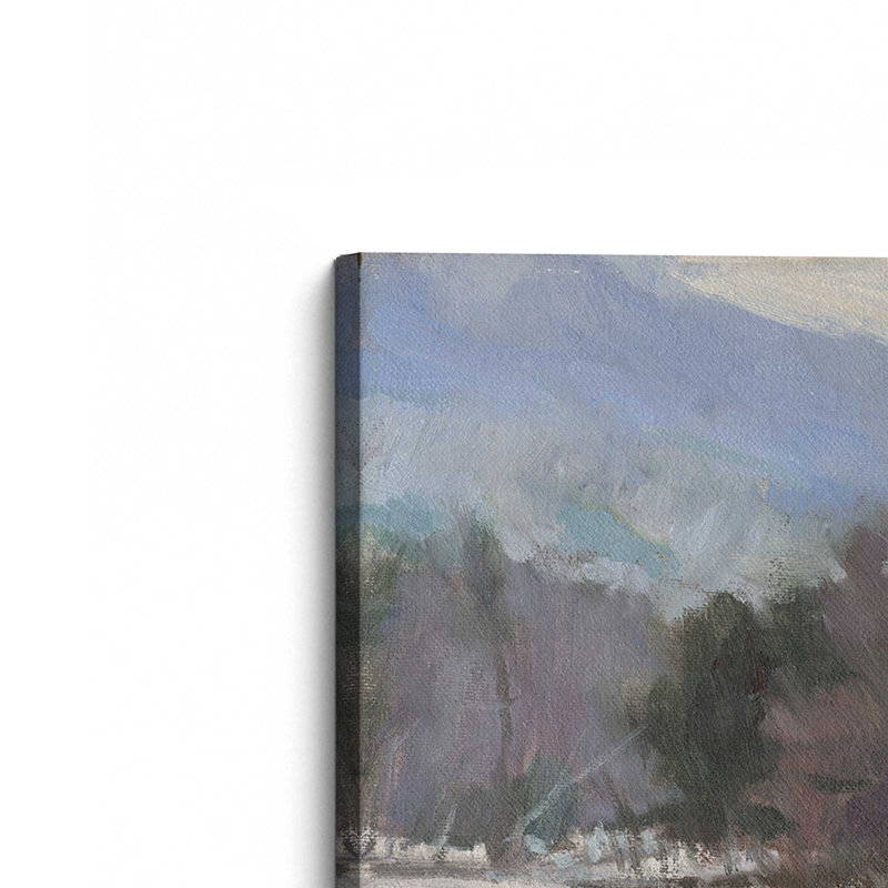 «Nashawannuck Pond in Easthampton MA» par Stephen Calcasola, reproduction d'art sur toile, H 24 po x l 32 po