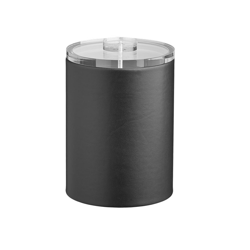 Seau à glace haut avec lucite épaisse 2 qt. Schuykill, Noir