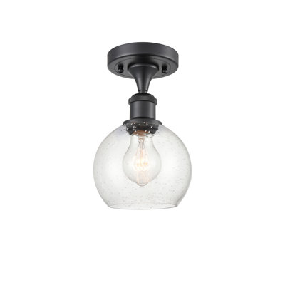 Plafonnier semi-encastré 1 lumière 6 po Cindi