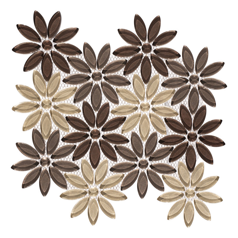Carreau de mosaïque de mur et de sol en pierre naturelle polie / métal Fresh Fresh Look, Asterim
