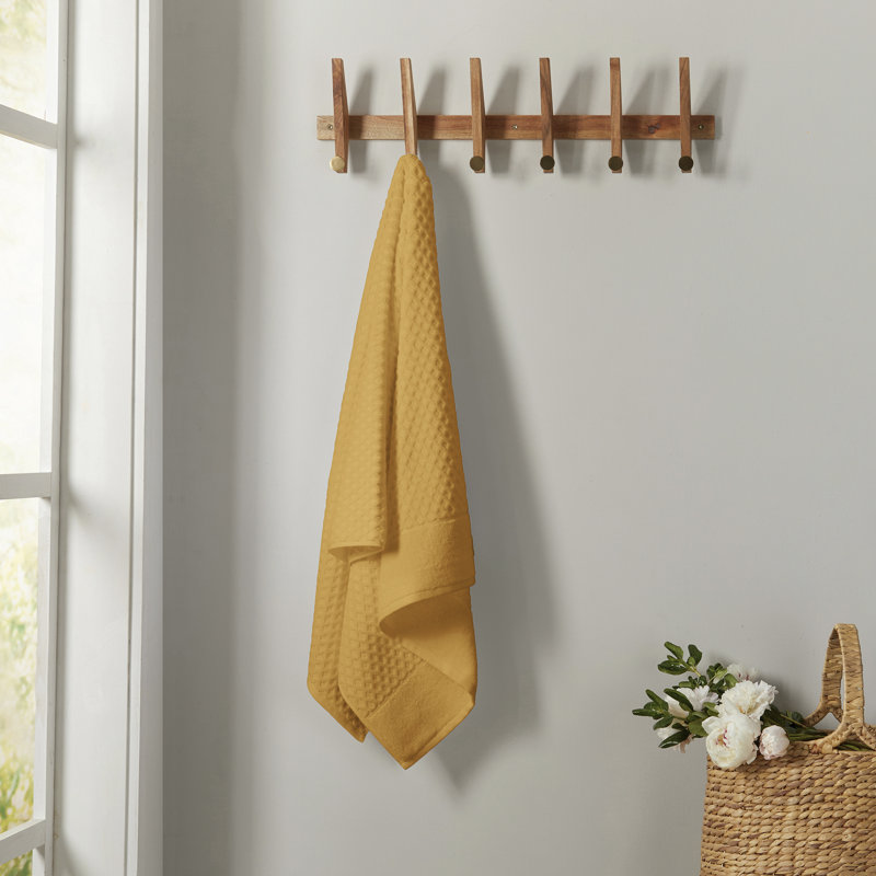 Marigold Cotton Bath Towel Set for Kids (Pack of 4)