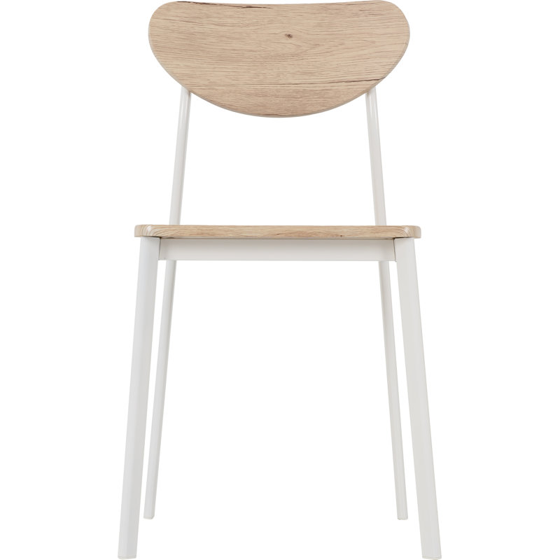 Corrinne Dining Chair, White/Oak