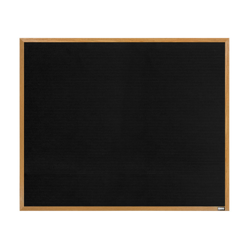 AARCO No Felt Letter Board, 30" H x 36" W, Oak