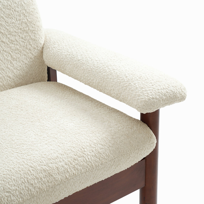 Canapé 2 places avec causeuse Modern, Polyester beige