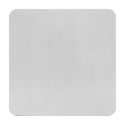Stainless Steel Square 4 Piece Coaster Set