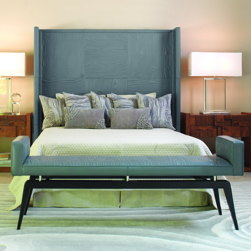 Faux Bois City Bench-Grey, Gray