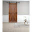 Porte de grange pliante en bois massif de style K avec trousse de quincaillerie - assemblage requis-101127227-101127217