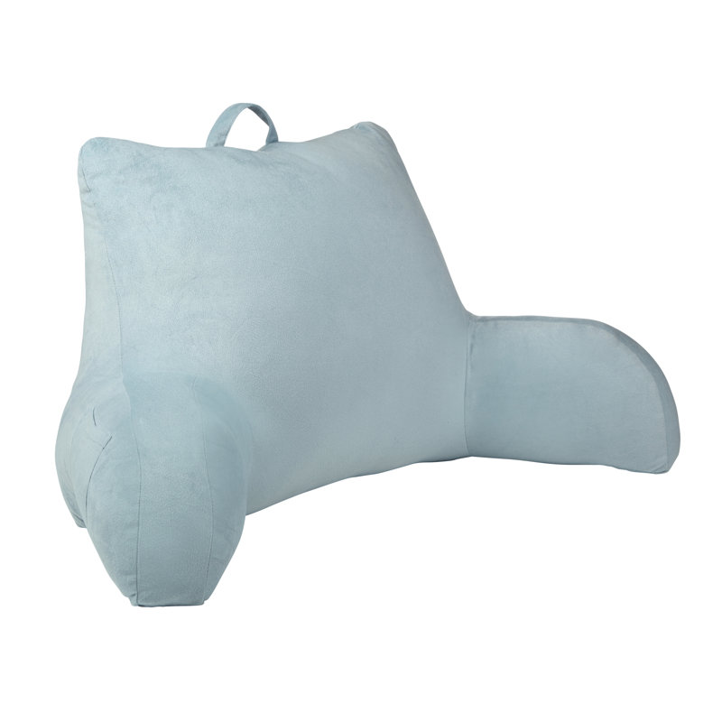  Backrest Pillow, Gray/Blue