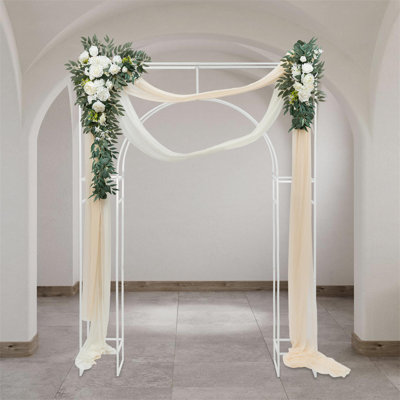 Support pour mariage en acier au carbone 98,4 po H x 70,8 po l